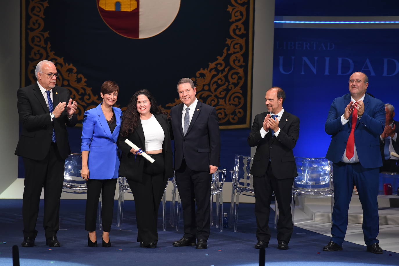 Todas las imágenes de los galardonados en el acto institucional del Día de Castilla-La Mancha en Manzanares