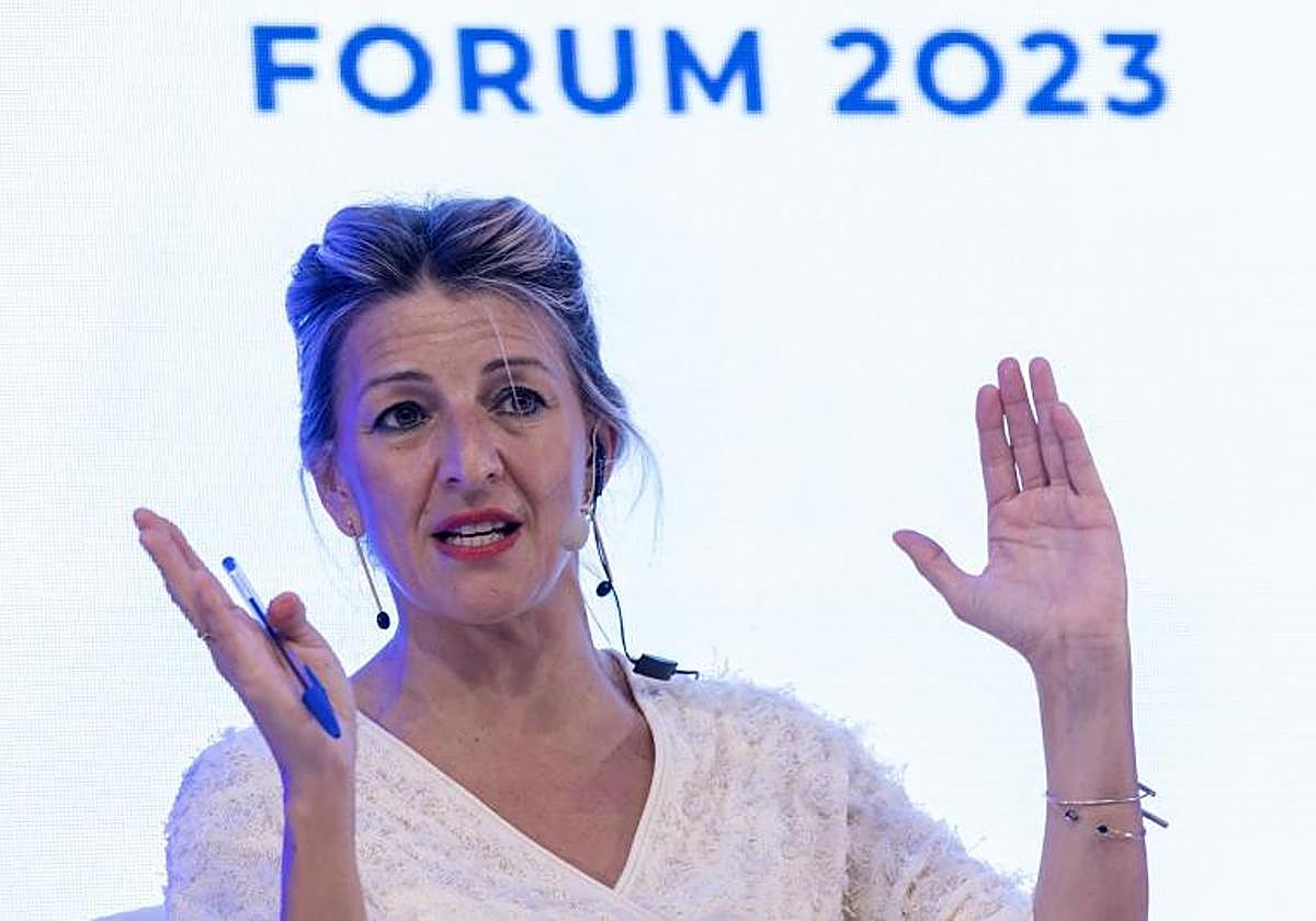 Yolanda Díaz, vicepresidenta del Gobierno y líder de Sumar