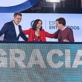 Ayuso y Almeida versionan el tándem de Aguirre y Gallardón en Madrid 12 años después