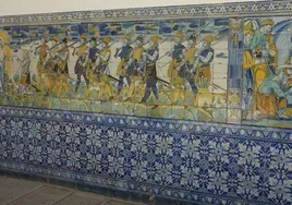 Adjudicadas las obras para rehabilitar la azulejería del pórtico de la basílica  del Prado de Talavera