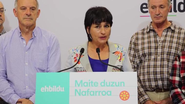 EH Bildu sobre el Gobierno de Navarra: "No es tiempo de exclusiones"