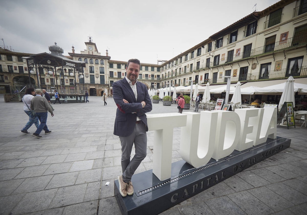 Alejandro Toquero, alcalde de Tudela, conocido por sus adversarios como «el Ayuso de Navarra»