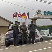 Se suicida el guardia civil que mató a su expareja en un cámping de Pontevedra al verse acorralado en un monte