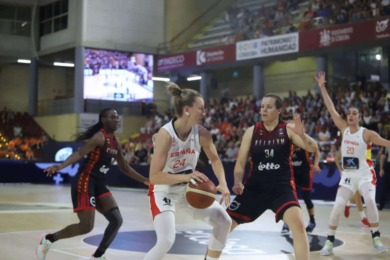 El España - Bélgica disputado este domingo en Córdoba, en imágenes