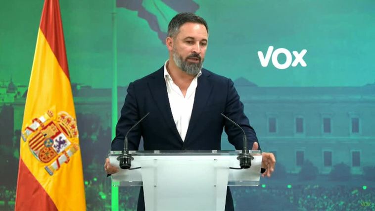 Abascal: "Sánchez teme debatir también con VOX"