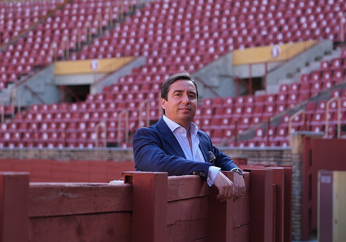 José María Garzón, en las tablas de la plaza de Los Califas de Córdoba