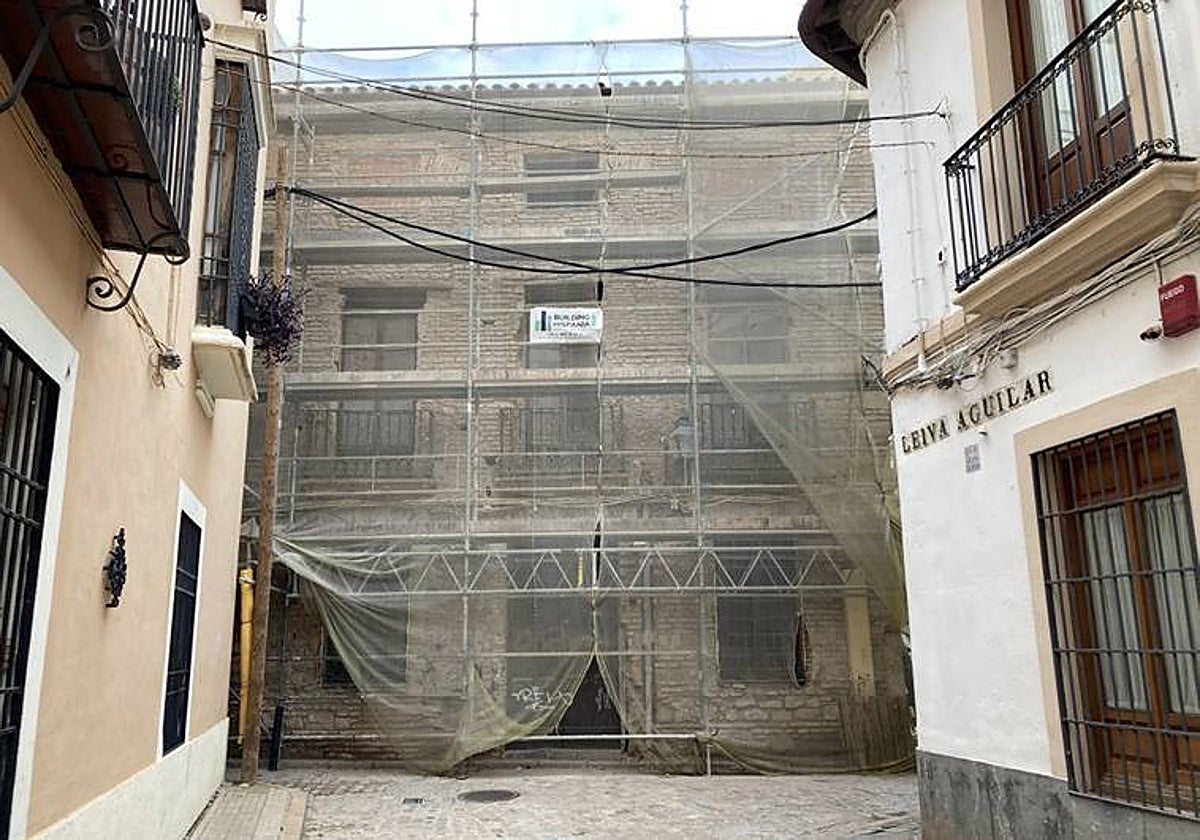 Fachada de la futura casa de hermandad de la Sentencia, en imagen de archivo