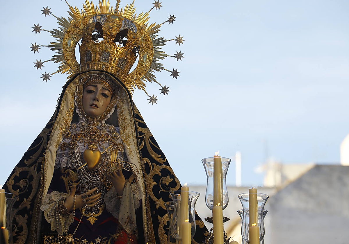 La Virgen de los Dolores de Córdoba, el Viernes Santo de 2023