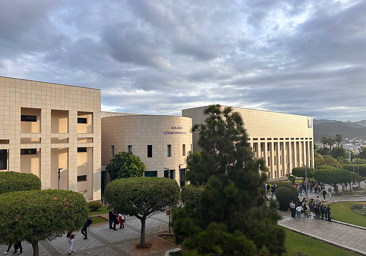 Campus de Guajara horas previas al comienzo de la EBAU