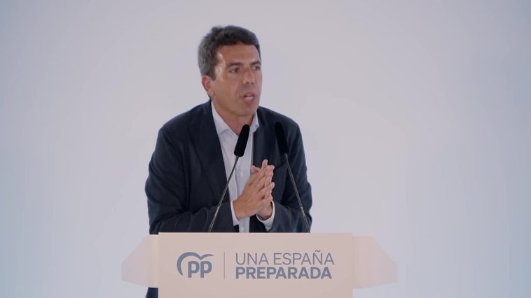 Mazón critica que Sánchez forme un "dúo letal" con Teresa Ribera