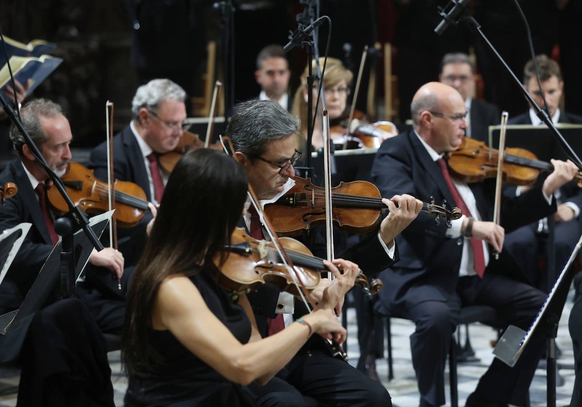 La Orquesta de Córdoba, durante un concierto