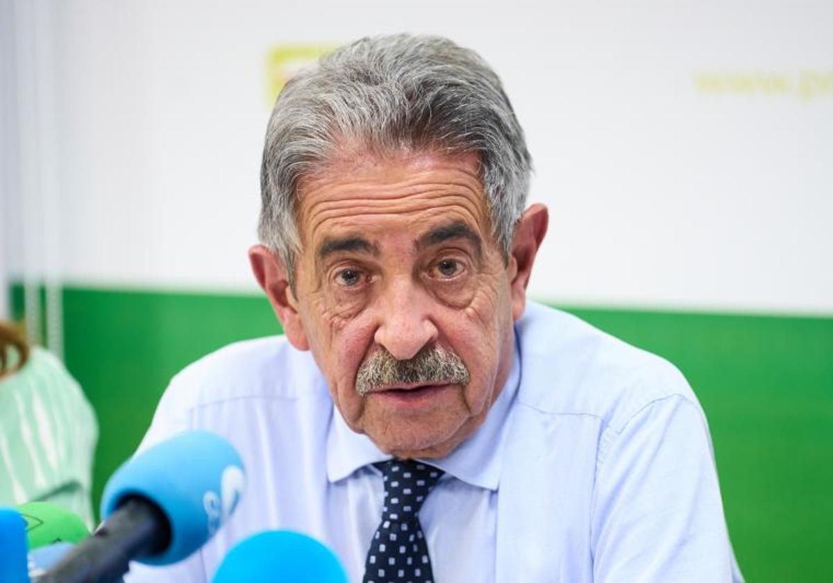 El presidente de Cantabria en funciones, Miguel Ángel Revilla