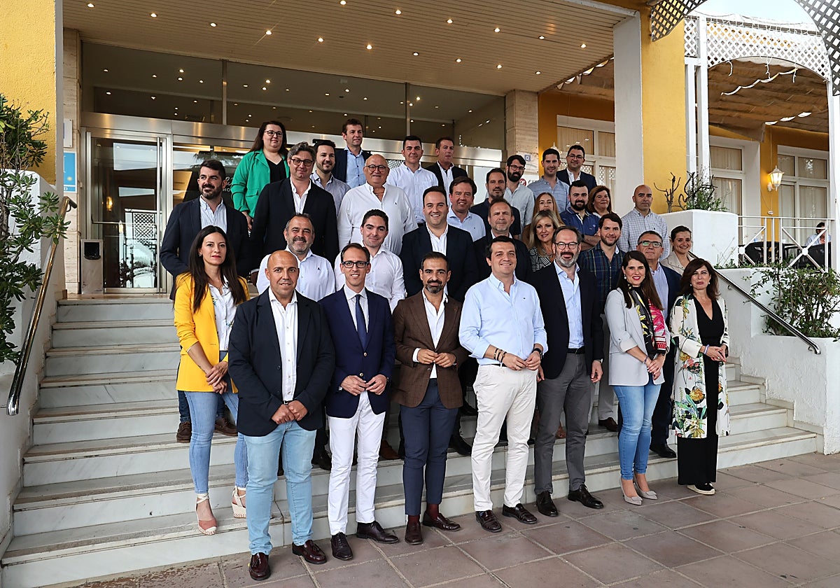 Junta directiva del PP de Córdoba tras las elecciones del 28M