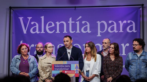 Roberto Sotomayor, la noche electoral del 28M, valorando el resultado en las urnas