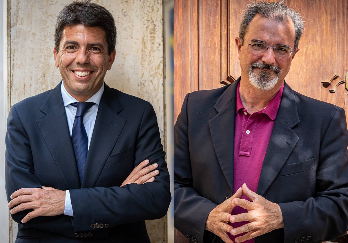 Carlos Mazón y Carlos Flores Juberías, candidatos del PP y Vox a la Presidencia de la Generalitat Valenciana