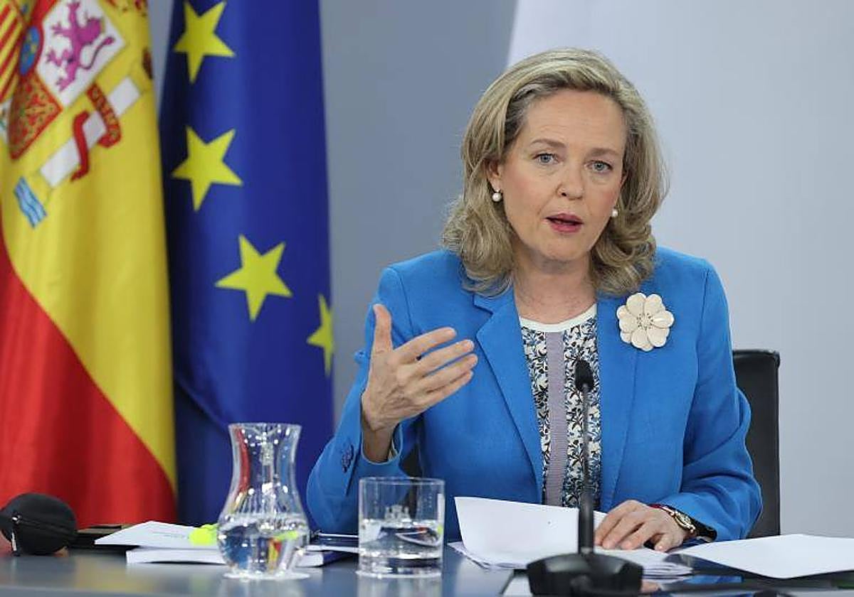 La vicepresidenta primera del Gobierno, Nadia Calviño