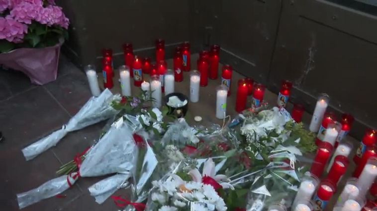 La polémica M608 presente en el minuto de silencio por las víctimas de Moralzarzal