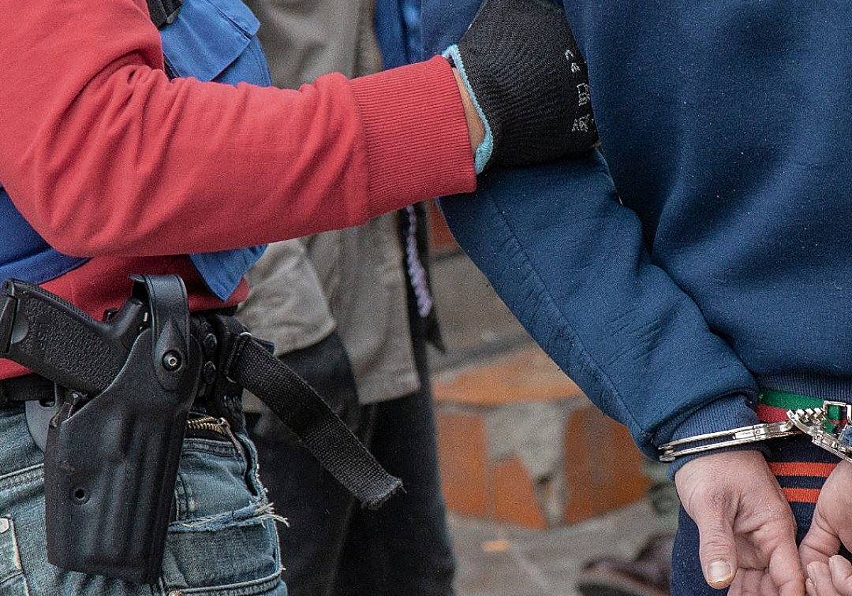 Una detención de la Policía Municipal de Madrid