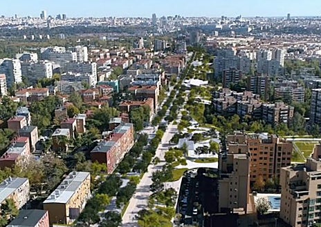 Imagen secundaria 1 - El Ayuntamiento de Madrid ya ha redactado su proyecto para cubrir un tramo de casi 3 kilómetros de la A-5 con zonas verdes y peatonales.