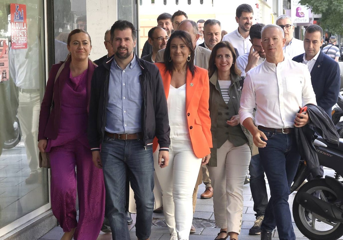 El secretario general del PSCL, Luis Tudanca, encabezó la delegación de los socialistas de la Comunidad durante la reunión del Comité Federal, el pasado sábado en Madrid