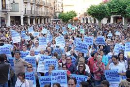 Miles de burgaleses y arandinos salen a la calle para exigir infraestructuras «imprescindibles» por «respeto y futuro»