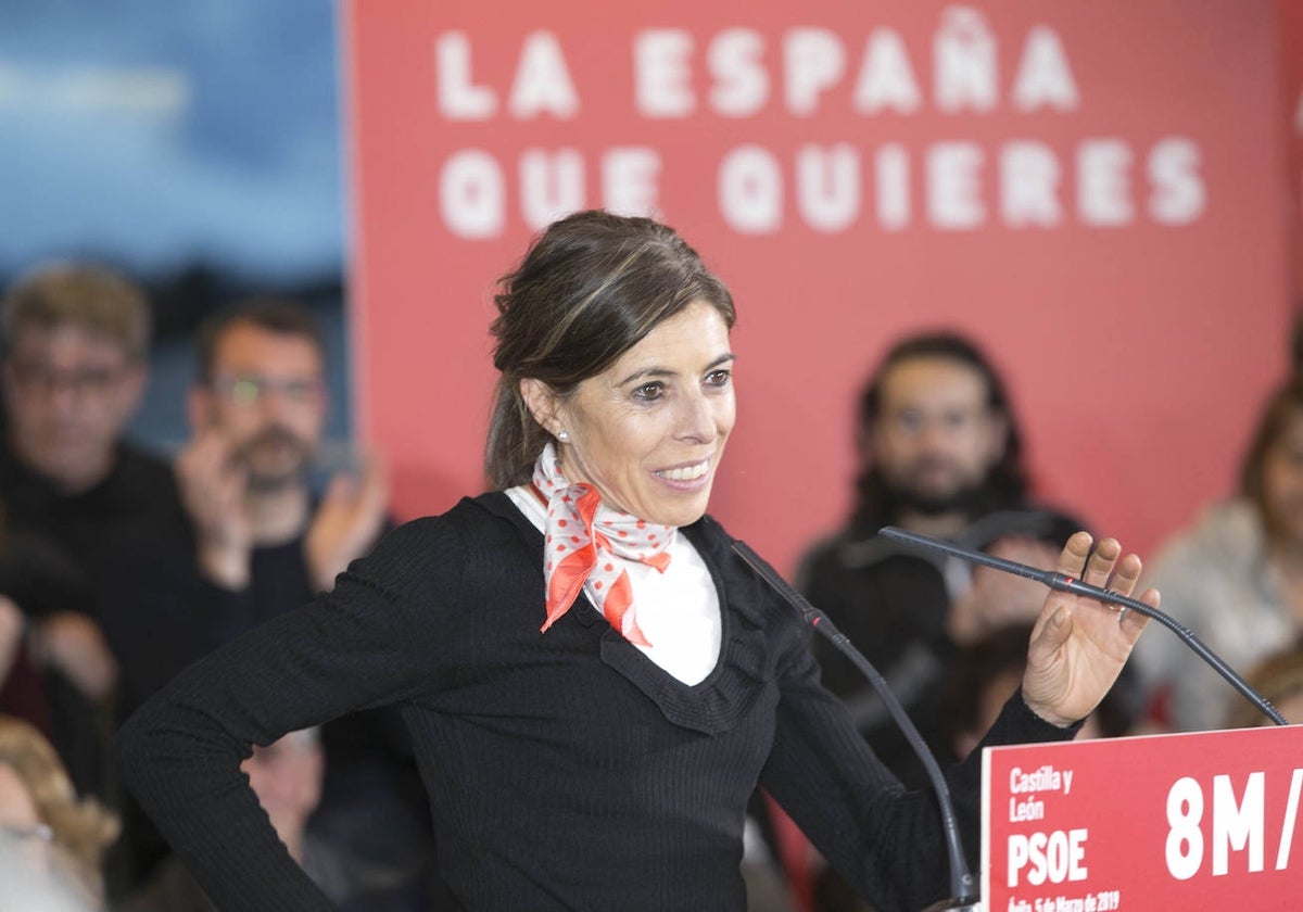 La secretaria de Organización del PSOE de Ávila, Yolanda Vázquez, en una imagen de archivo