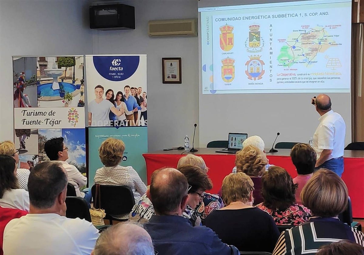 Presentación del proyecto en Fuente Tójar