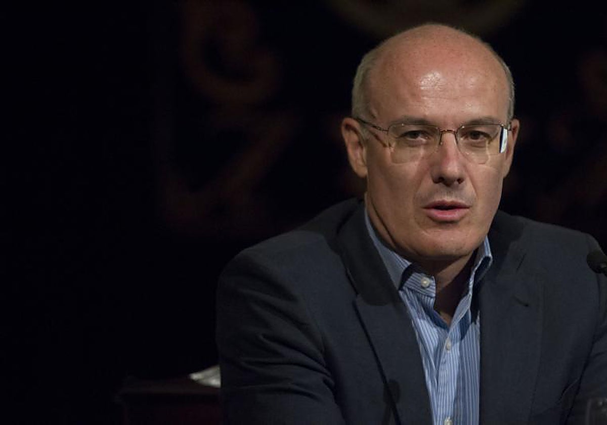 Narciso Michavila, presidente de GAD3, en una charla coloquio del colegio de periodistas parlamentarios