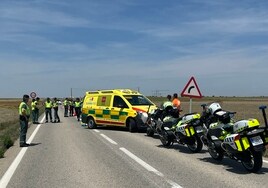 Muere un camionero de 49 años tras volcar en una carretera a la altura de Campo Real