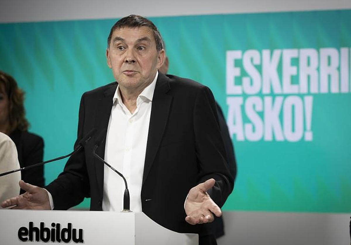 El coordinador general de EH Bildu, Arnaldo Otegi