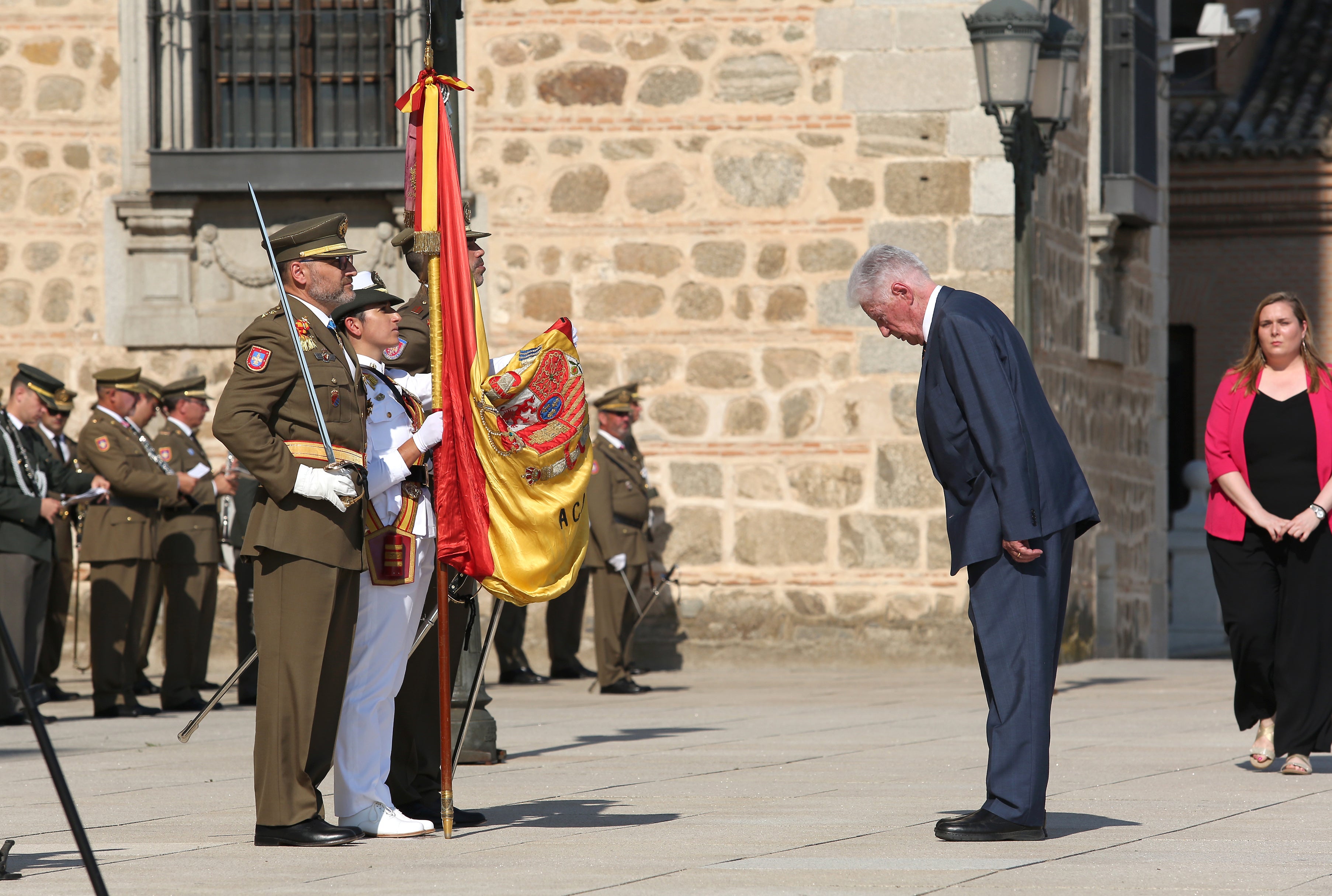 Solemne Jura de Bandera civil en el Alcázar de Toledo