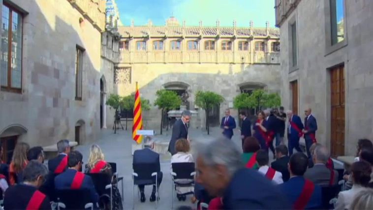 Pere Aragonés asegura que la investidura de Collboni responde a un "acuerdo a nivel de Estado realizado en Madrid"