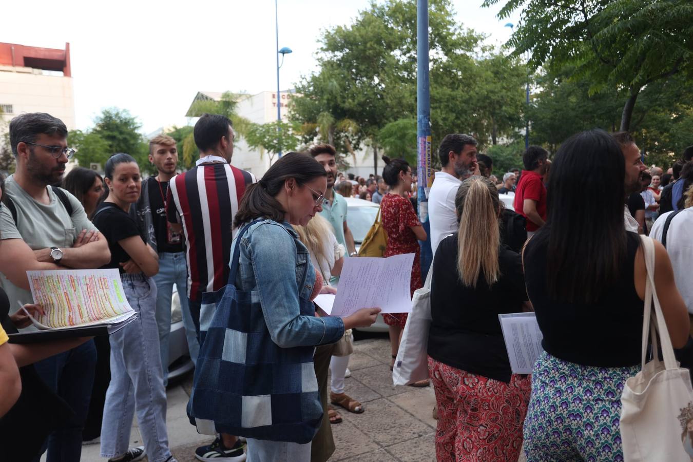 Participantes en las oposiciones para acceder a una plaza en Secundaria, Régimen Especial y FP