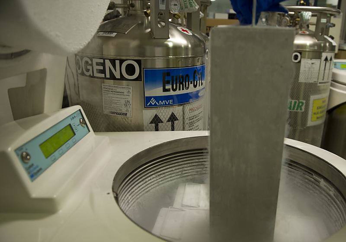 Imagen de archivo del laboratorio de un hospital