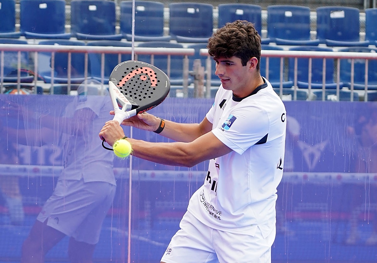 Arturo Coello, durante la presentación del Barceló Máster Valladolid