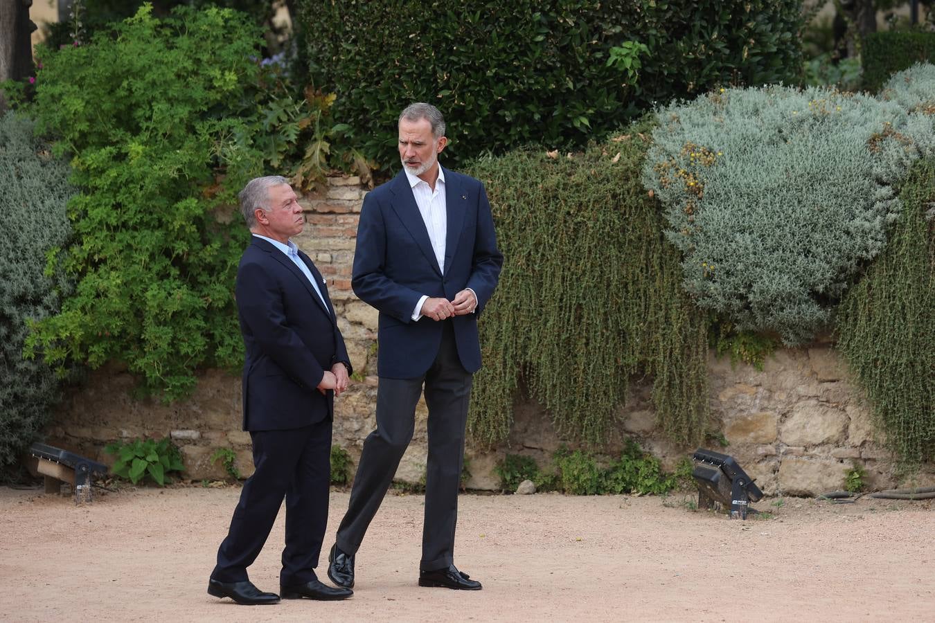 Fotos: Felipe VI y Abdalá II de Jordania llegan a Córdoba para la cumbre sobre Oriente Próximo