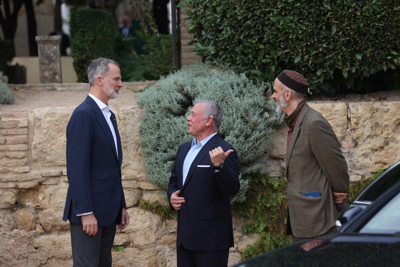 Fotos: Felipe VI y Abdalá II de Jordania llegan a Córdoba para la cumbre sobre Oriente Próximo