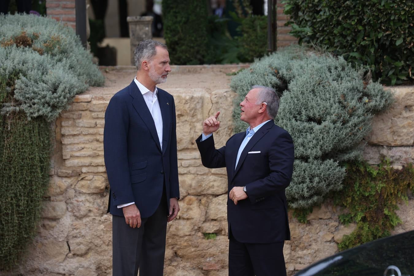 Fotos: Felipe VI y Abdalá II de Jordania llegan a Córdoba para la cumbre sobre Oriente Próximo