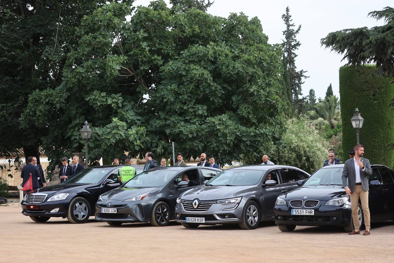 Fotos: Felipe VI y Abdalá II de Jordania llegan a Córdoba para la cumbre sobre Oriente Próximo