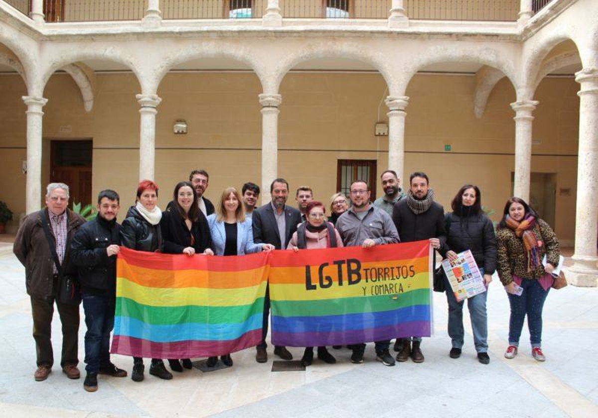 Presentación de la asociación LGTB de Torrijos, en febrero de 2023