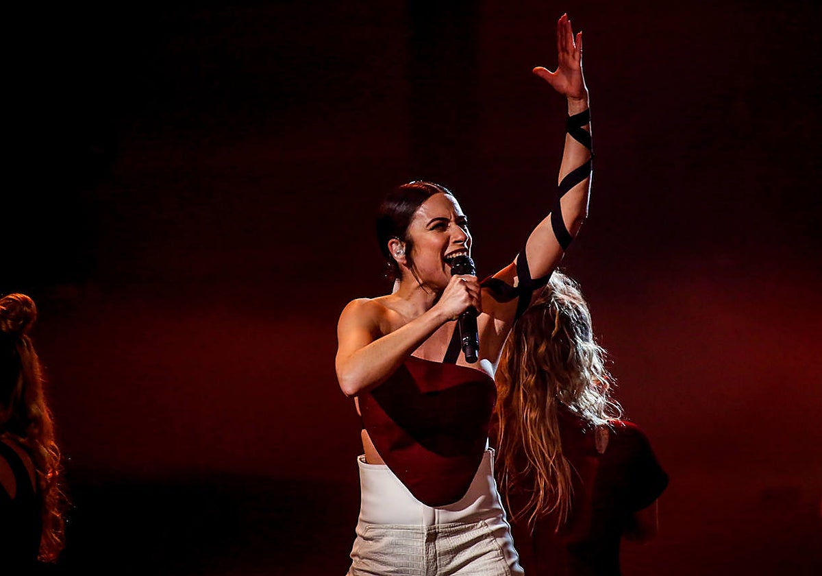 La cantante Blanca Paloma, en la gala final de Benidorm Fest
