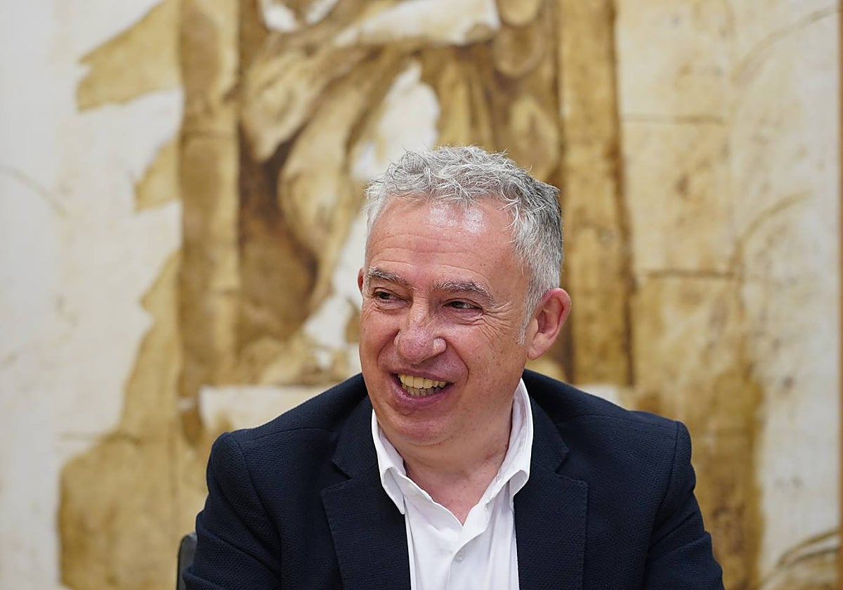 El portavoz de Soria ¡Ya! y su cabeza de lista al Congreso, José Ángel Ceña