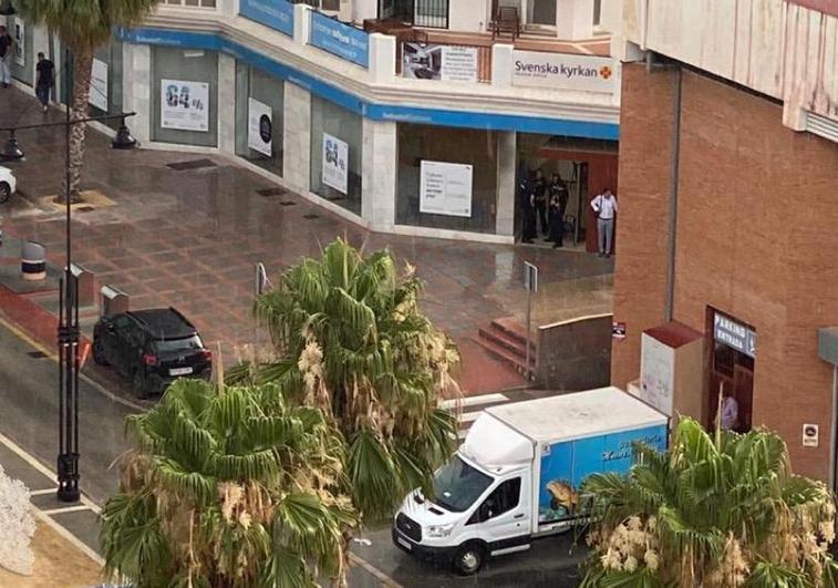 La oficina del Banco Sabadell, en Fuengirola