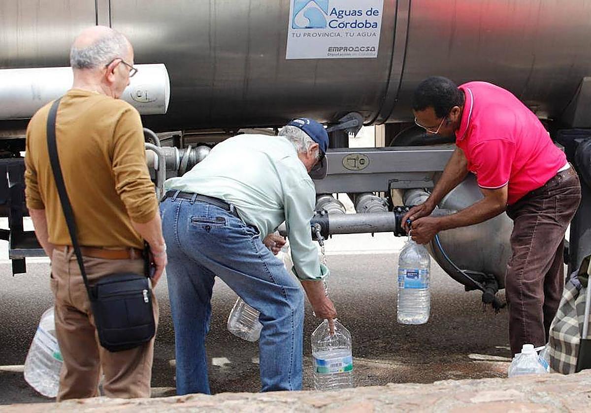 Reparto de agua en el Norte de la provincia