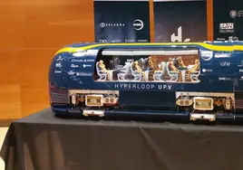 Presentan un vehículo Hyperloop que elimina por primera vez el rozamiento en aire y superficie