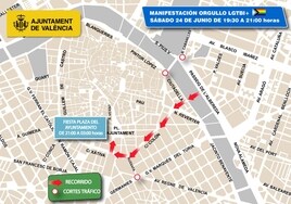 Manifestación del Orgullo 2023 en Valencia: recorrido, horario y calles cortadas