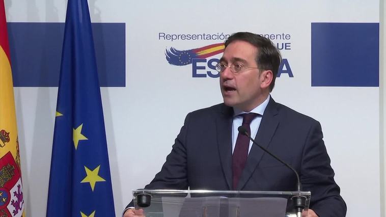 Albares: "La solidez monolítica interna rusa tiene brechas profundas"