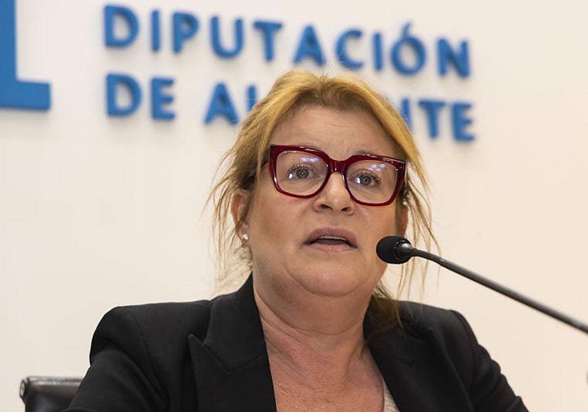La vicepresidenta de la Diputación de Alicante, Ana Serna