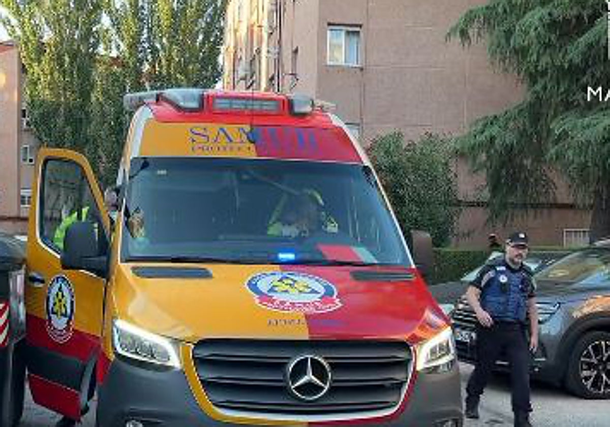 Los servicios sanitarios, en el lugar del apuñalamiento