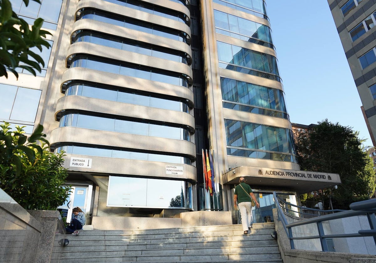Fachada de la Audiencia Provincial de Madrid